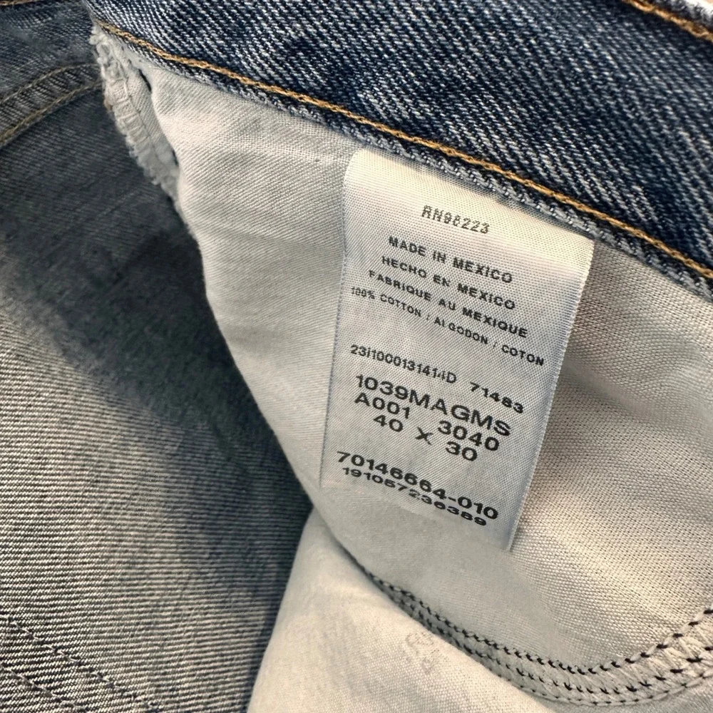 Magellan Outdoors Jeans Mens 40x30 Blue Good Straight Leg Denim 1039MAGMS